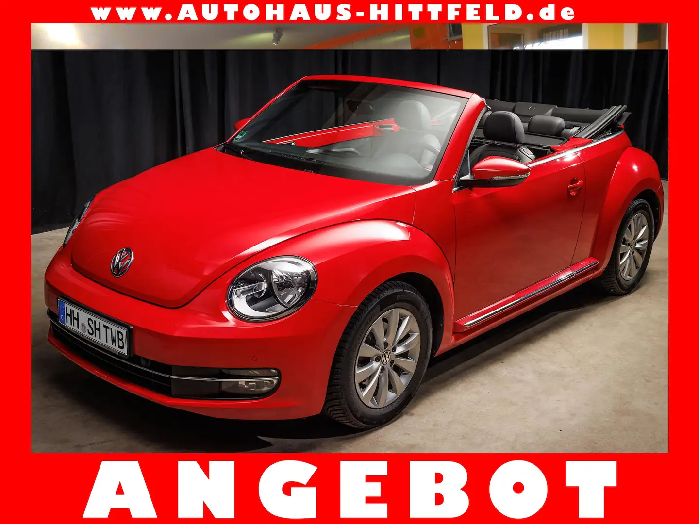Volkswagen Beetle 1.2 TSI BMT*Design* DSG Navi Leder 1.Hand Rouge - 1