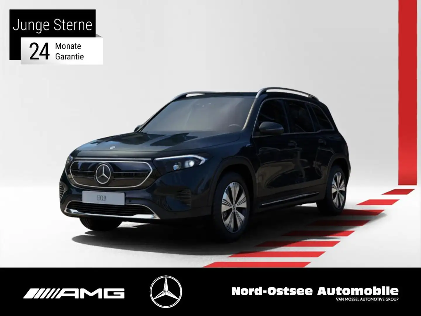 Mercedes-Benz EQB 300 4M PROGRESSIVE KAMERA LED MBUX SHZ NAVI Noir - 1