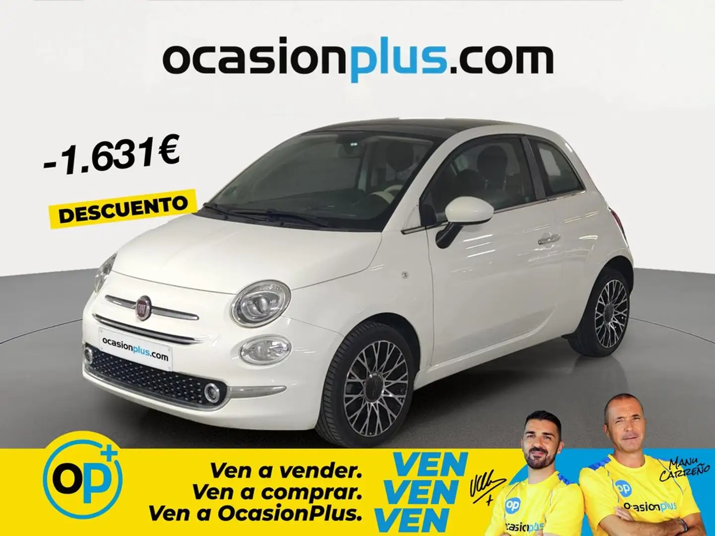 Fiat 500 1.0 Hybrid Dolcevita 52kW Blanco - 1