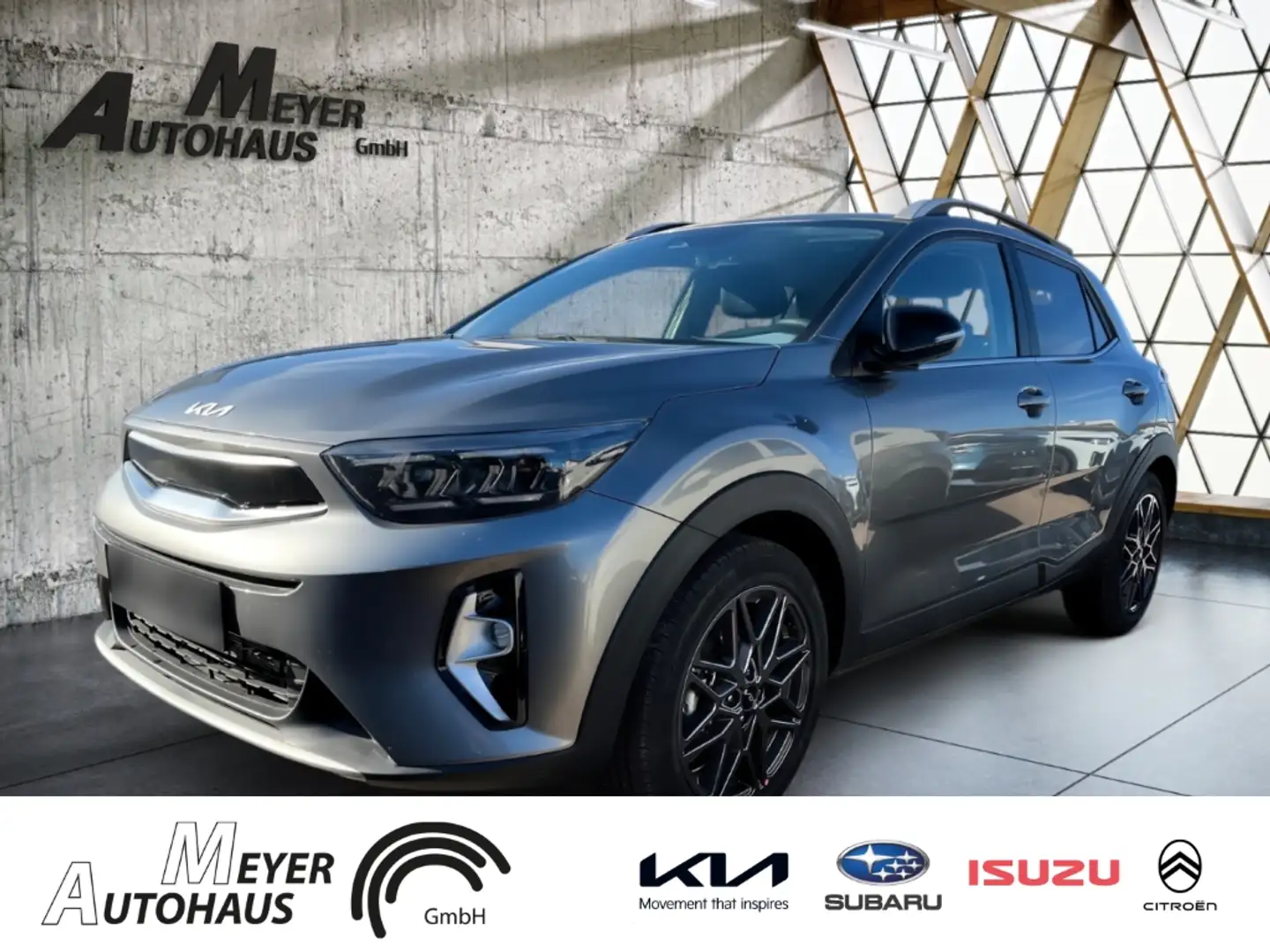 Kia Stonic 1.0 T-GDI Nightline Edition +Rückfahrkamera+Klima+ Grau - 2