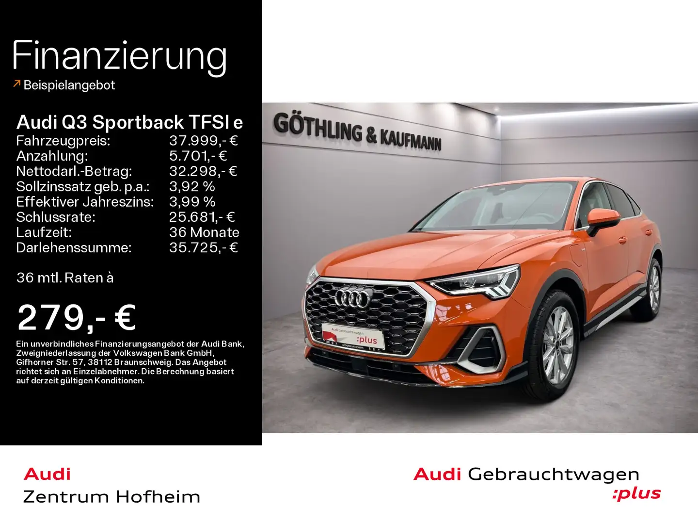 Audi Q3 45 S line S tro*LED*Virtual* Orange - 1