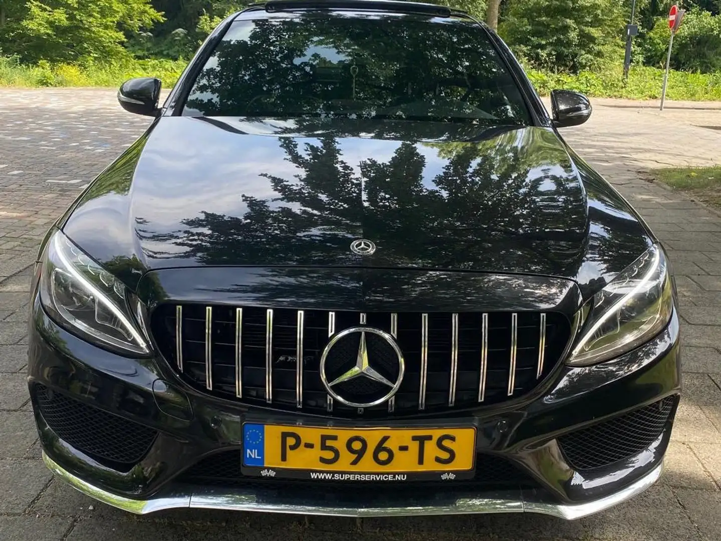 Mercedes-Benz C 180 AMG. 9G. SPORT  EDITION  2018.  PANORAMA .  CAM Zwart - 1