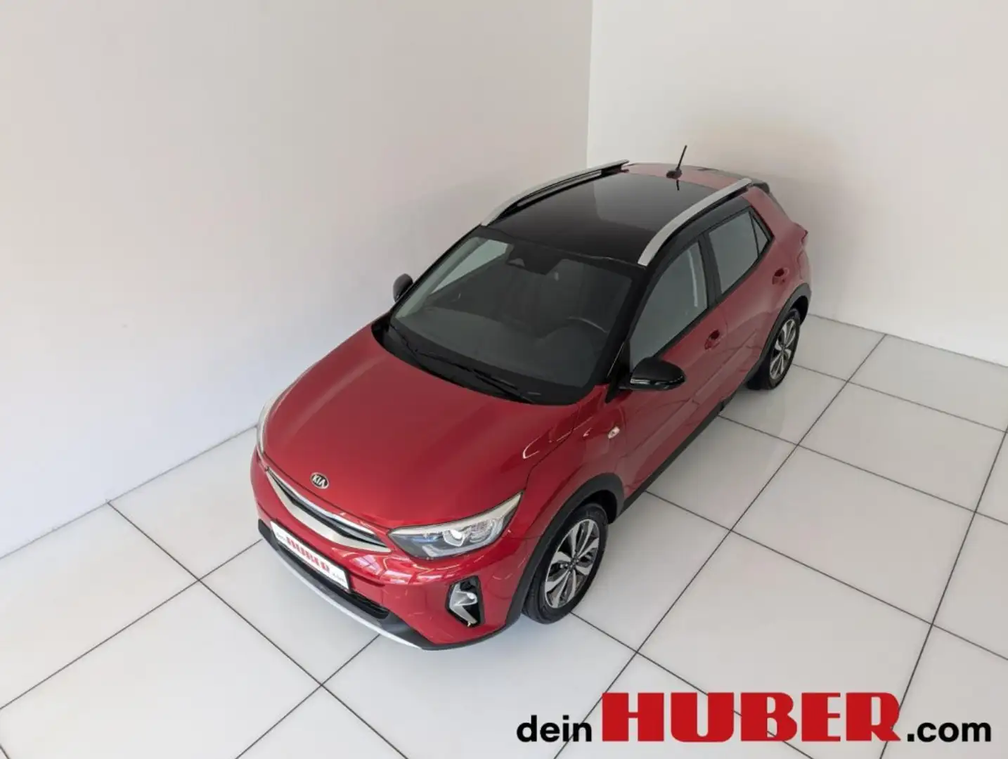 Kia Stonic 1.0 T-GDI Silber Rot - 2
