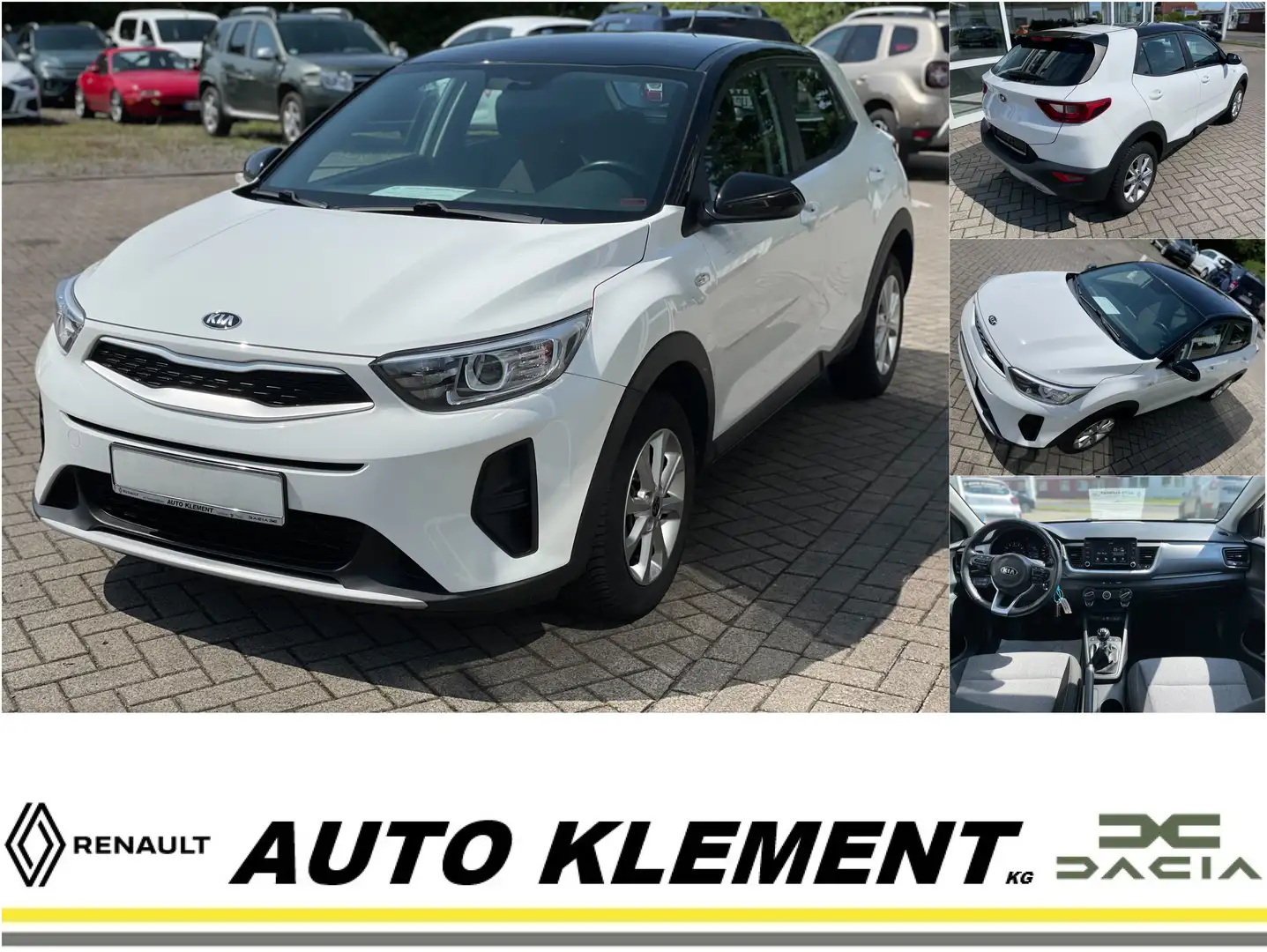 Kia Stonic Edition 7, 1.Hand, Lenkradheizung, Sitzheizung, Ca Weiß - 1
