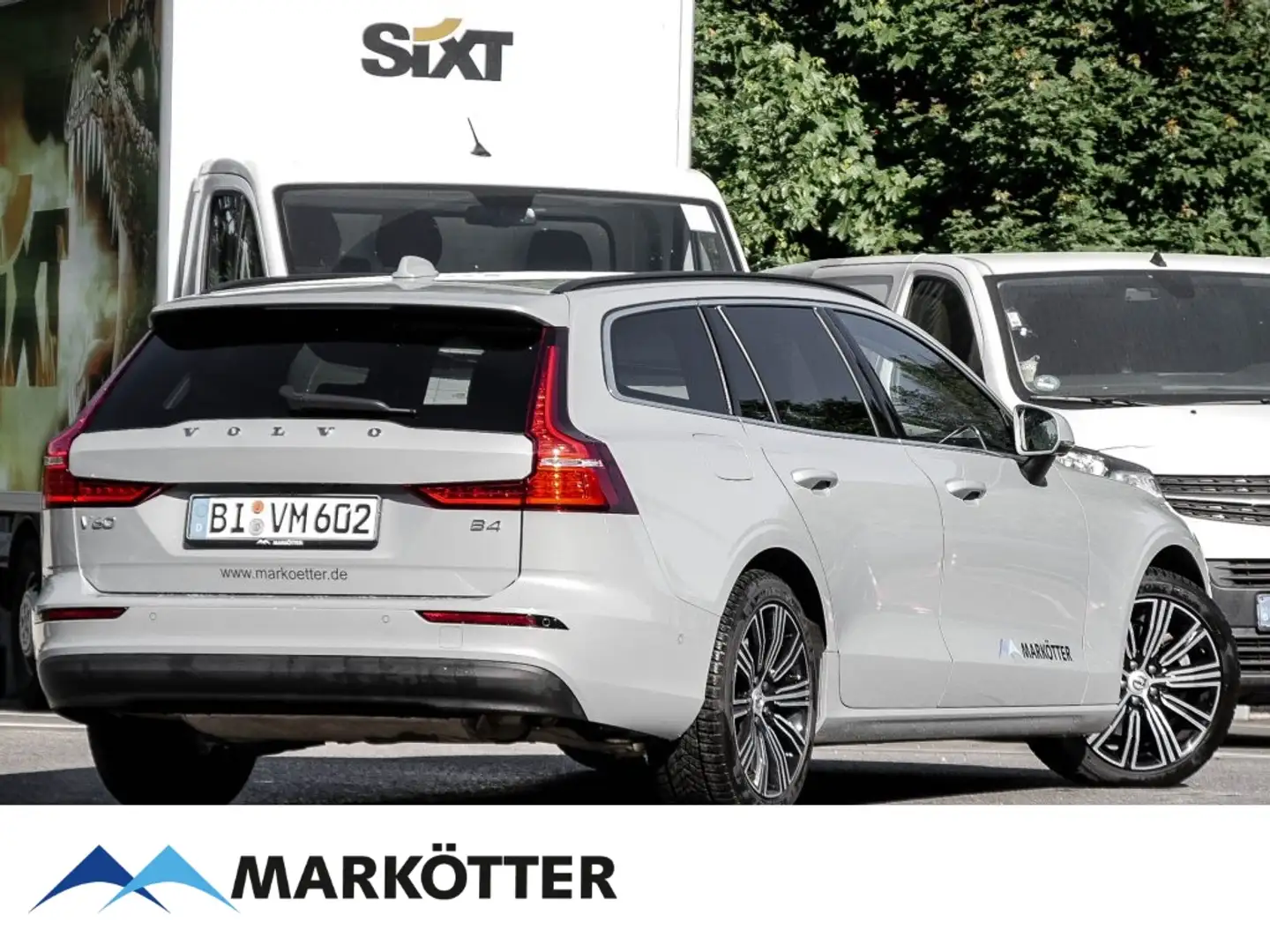 Volvo V60 Core B4 PILOT/ BLIS/ LEDER/ ACC/ FHZ /LED Gris - 2