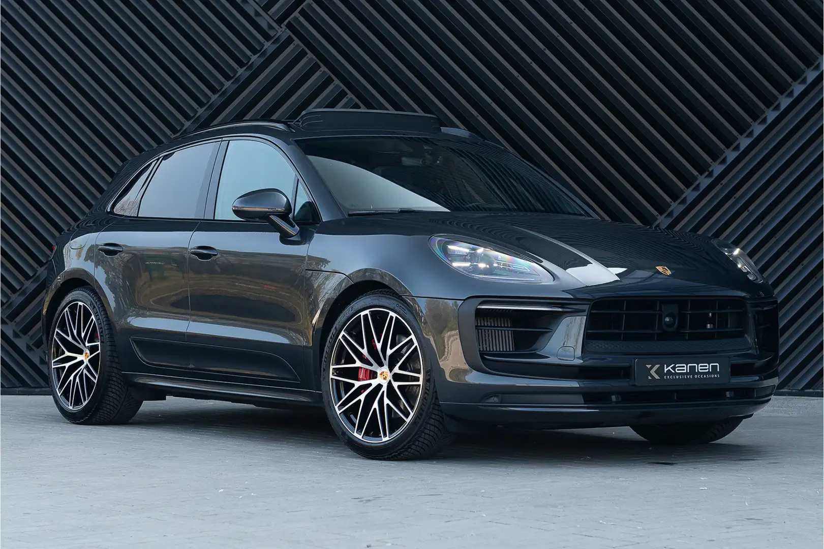 Porsche Macan S 2.9 NW Model ACC Chrono Panodak Luchtv. Trekhaak Grijs - 1
