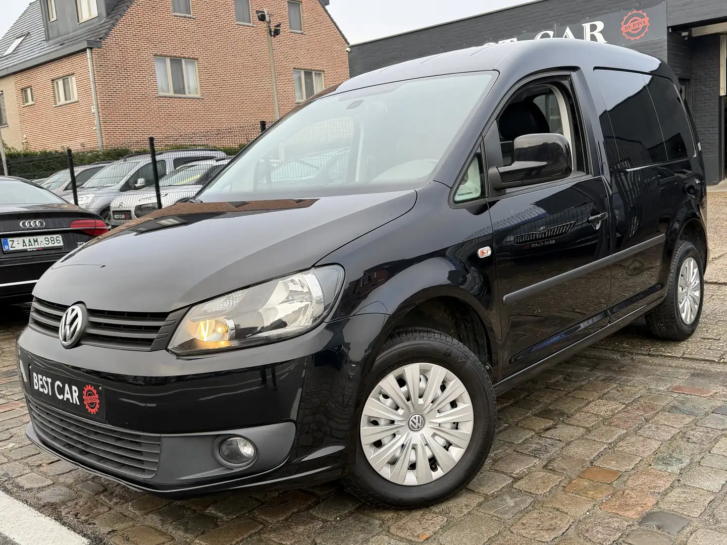 Volkswagen Caddy 1.6 TDI * 2PL * AIRCO Zwart - 1