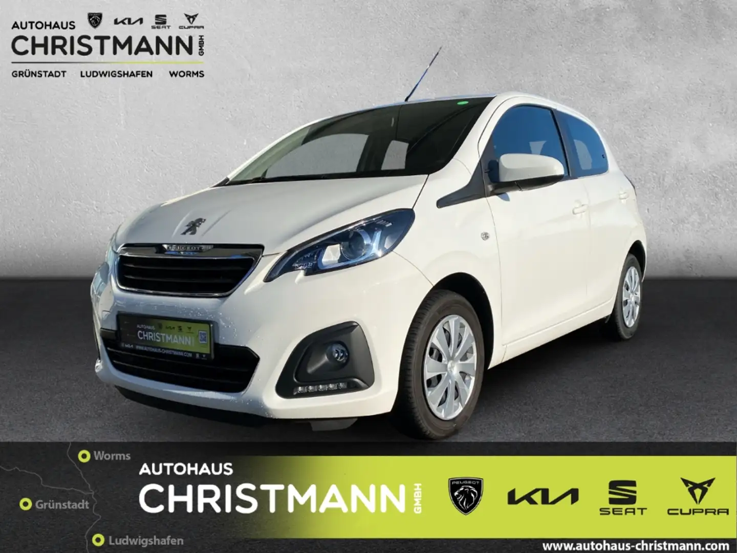 Peugeot 108 Active 1.0 VTi 72PS *Sitzheizung* *Klimaanlage**Bl Weiß - 1