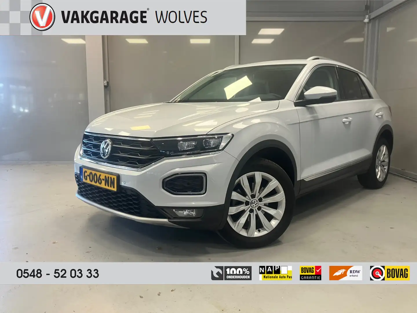 Volkswagen T-Roc Sport 1.5TSi | Navigatie | LED | Climate control | Blanc - 1