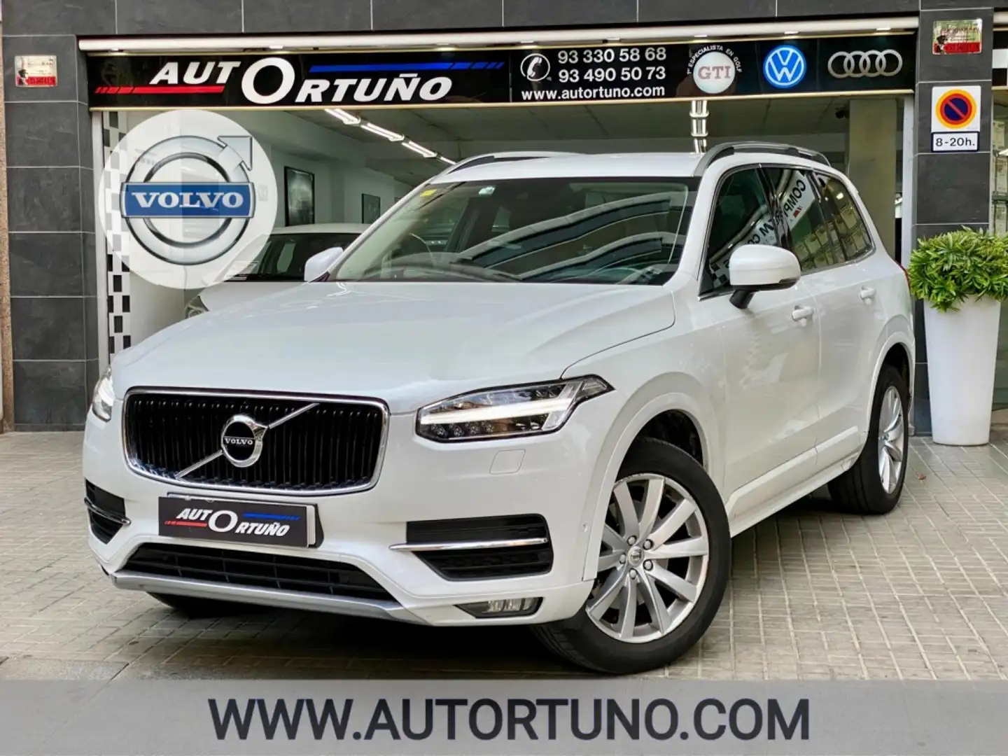 Volvo XC90 D5 Momentum 7pl. AWD 235 Aut. Blanco - 1