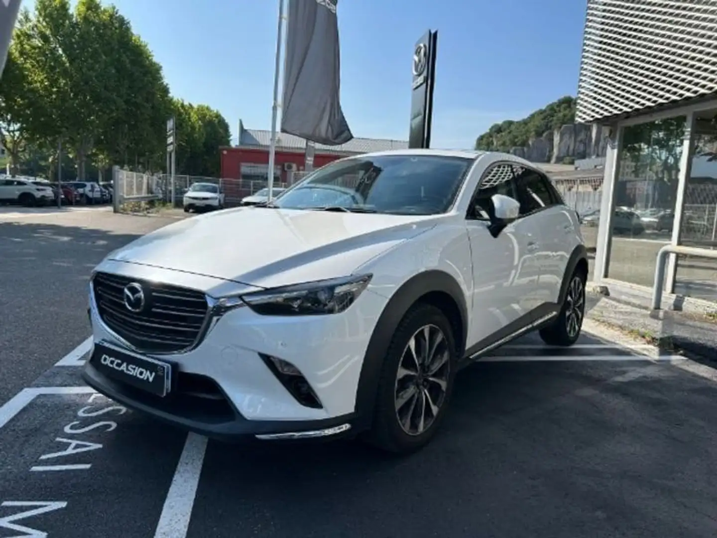 Mazda CX-3 2.0L Skyactiv-G 121ch 4X2 Sélection BM6 Blanc - 2