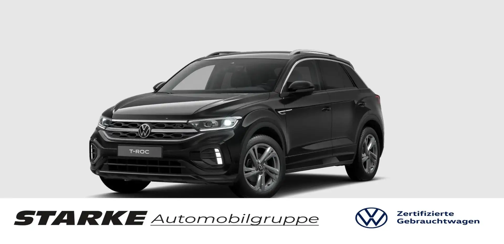 Volkswagen T-Roc 1.5 TSI DSG R-Line Schwarz - 1