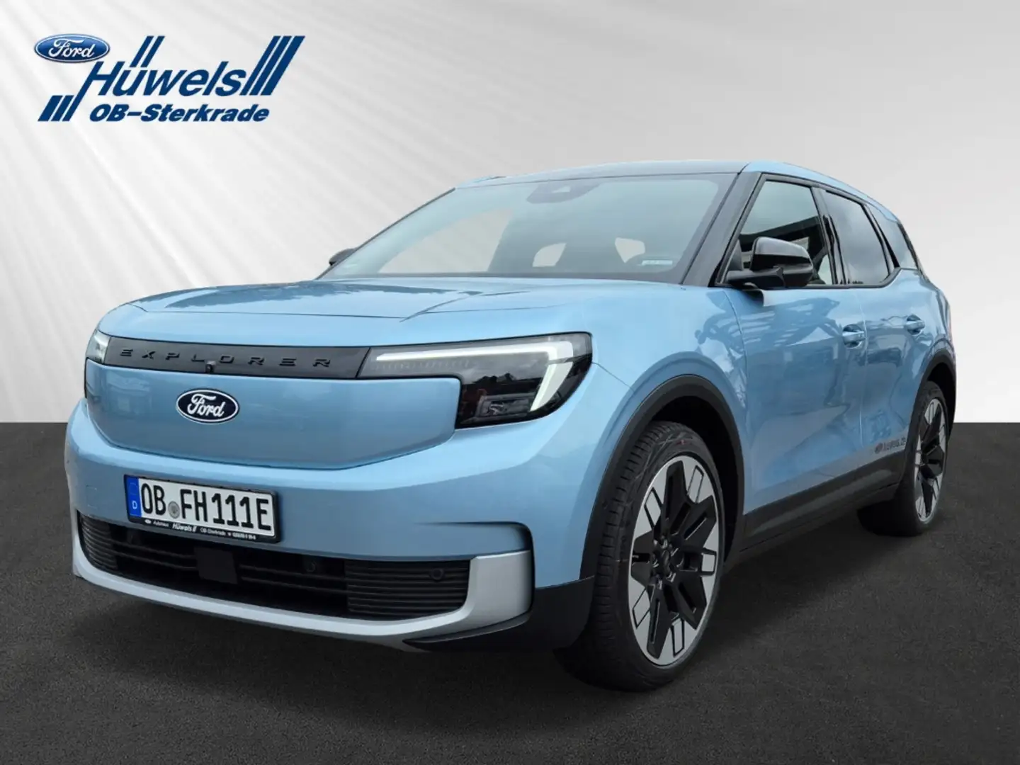 Ford Explorer Premium RWD 77kWh AHK, Pano,Fahr.Ass. Bleu - 1