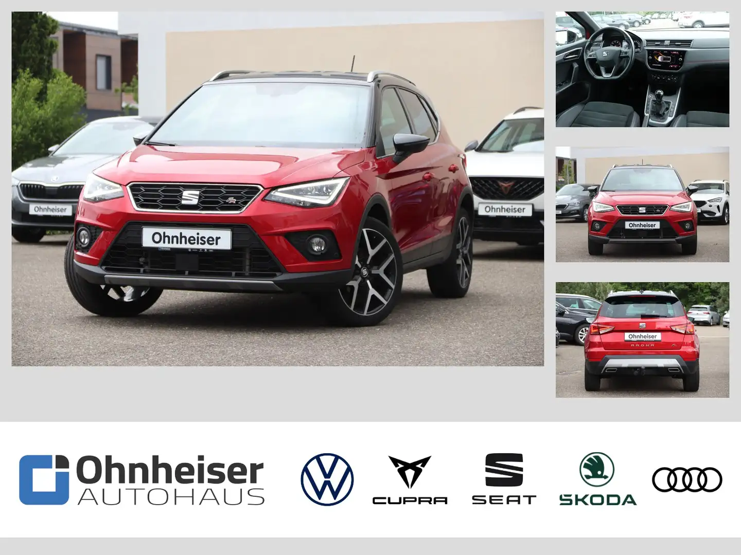 SEAT Arona 1.5 TSI FR AHK*NAVI*ACC*KAMERA*LED*SHZ Rood - 1
