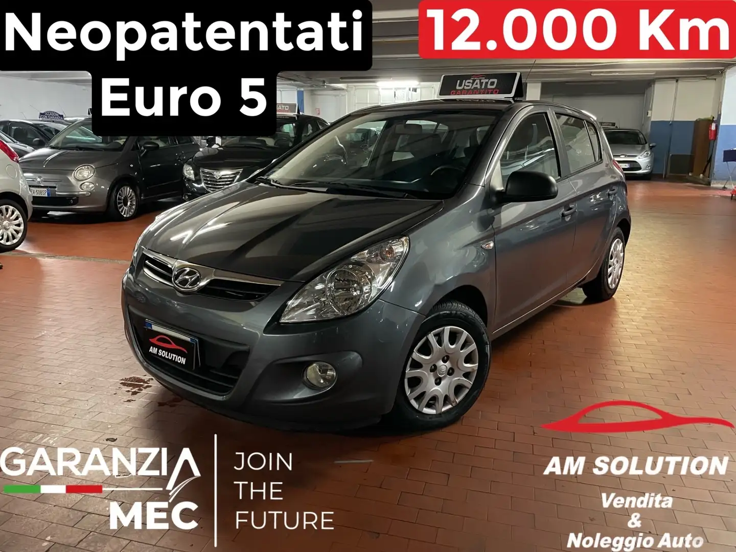 Hyundai i20 i20 1.2 Neopatentati Euro 5 12.000 Km Grey - 1