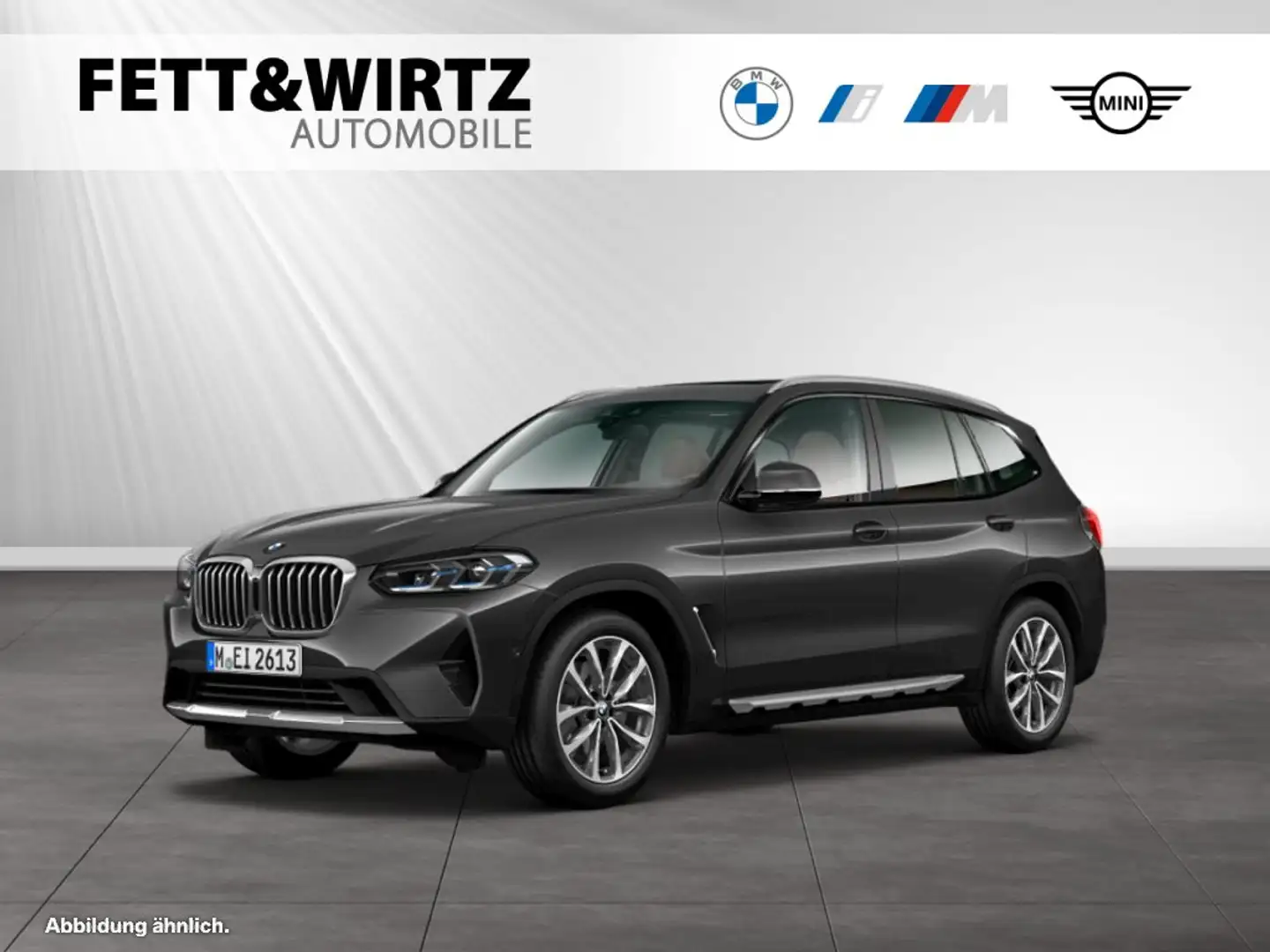 BMW X3 xDrive20d 19"|AHK|Pano|Laser|Driving Ass|HiFi Grau - 1