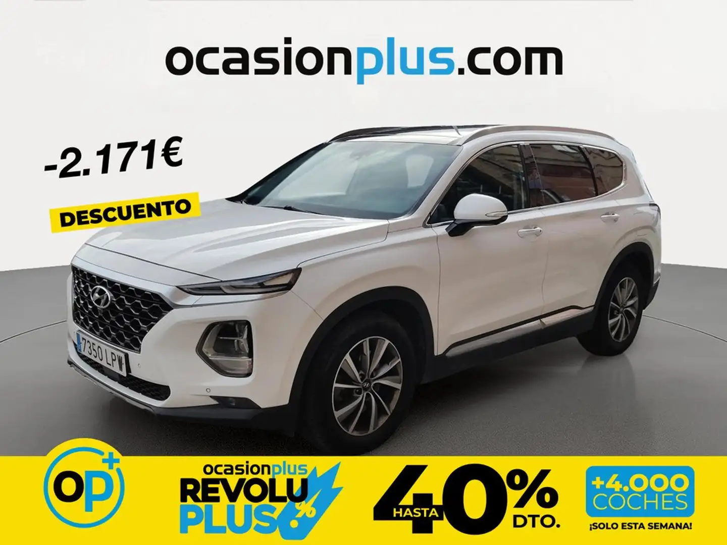 Hyundai SANTA FE Tm 2.2CRDi Style DS 4x4 Aut. Weiß - 1