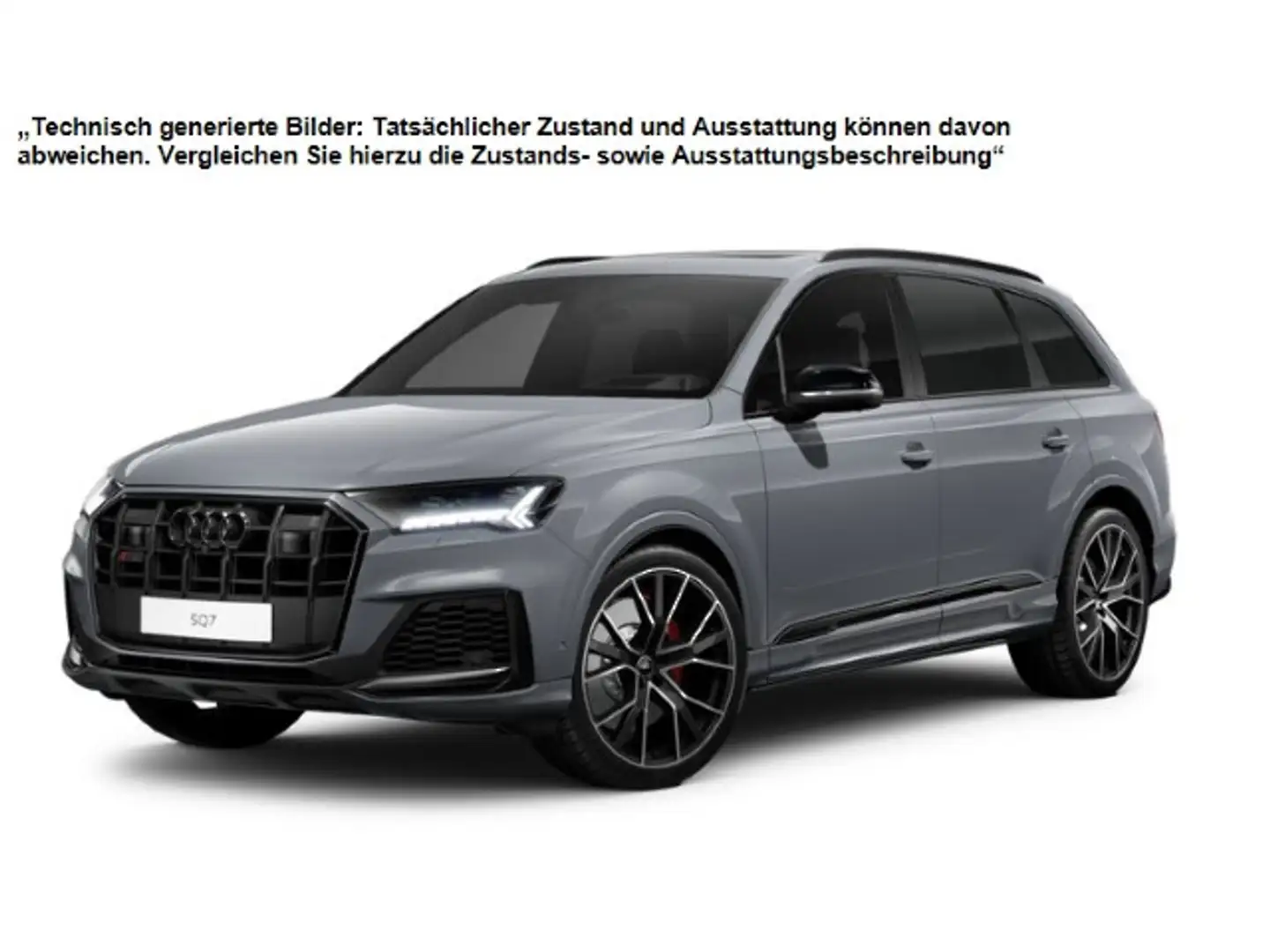 Audi SQ7 tiptr. AHK 7.SITZER STDHZG PANO HUD 360 Gris - 2