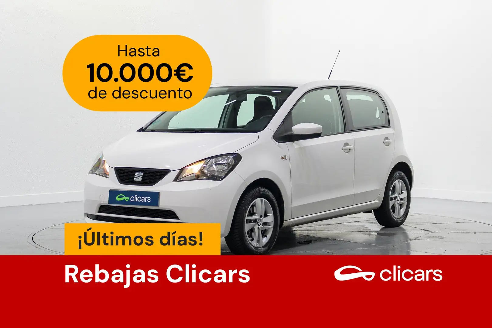 SEAT Mii 1.0 Chic 75 Blanc - 1