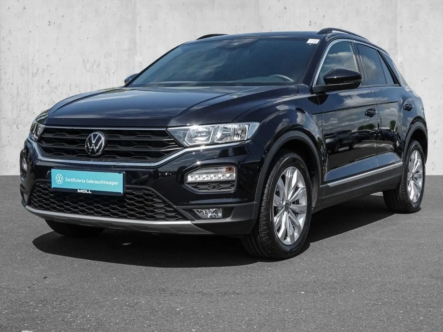 Volkswagen T-Roc 1.5 TSI DSG Sport NAVI PANO PDC DYNLI AUT Schwarz - 2