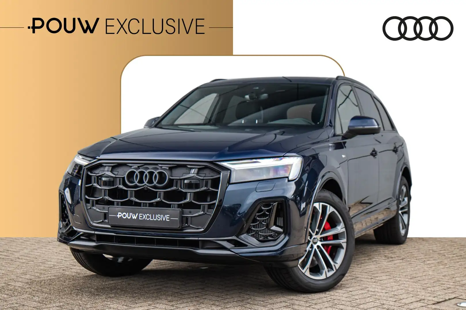 Audi Q7 55 TFSI e 394pk quattro Pro Line S | Vierwielbestu Blauw - 1