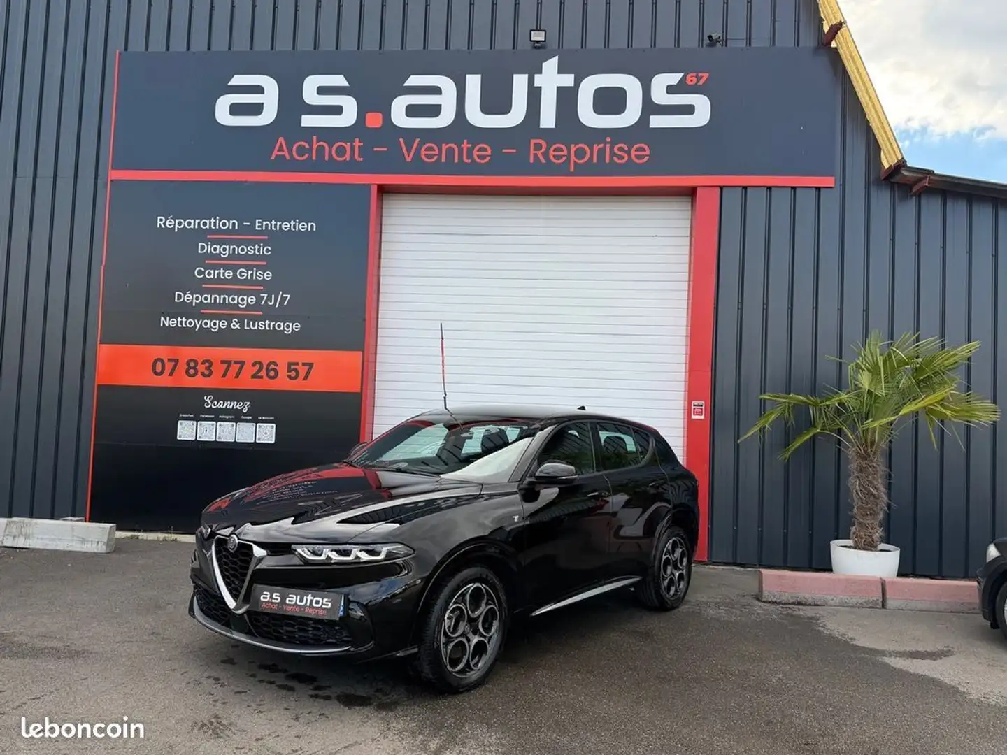 Alfa Romeo Tonale 1.5 T Mild Hybride TCT7 160 CV Boite auto 7 vitesses Garantie 3 ans Noir - 1