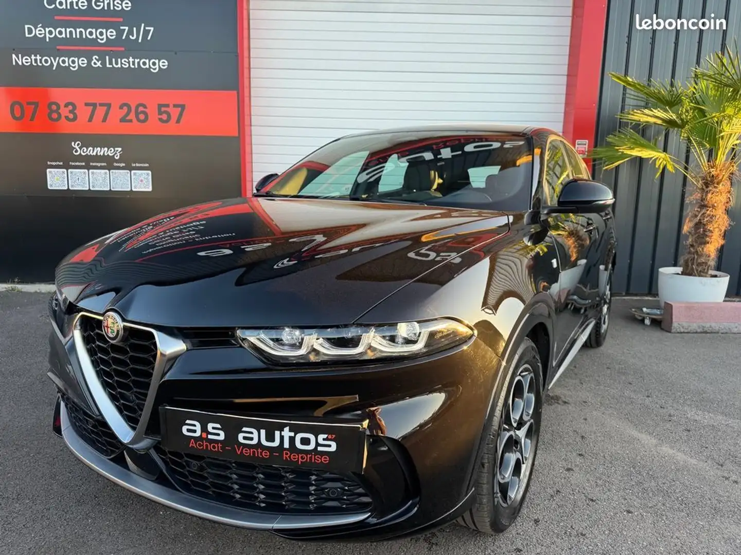 Alfa Romeo Tonale 1.5 T Mild Hybride TCT7 160 CV Boite auto 7 vitesses Garantie 3 ans Zwart - 2