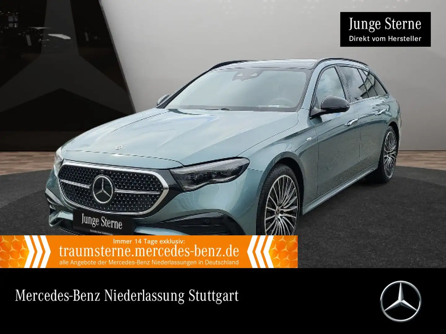 Mercedes-Benz E 300 de T Hybrid AMG Fahrass 360° Airmat Pano AHK Silber - 1