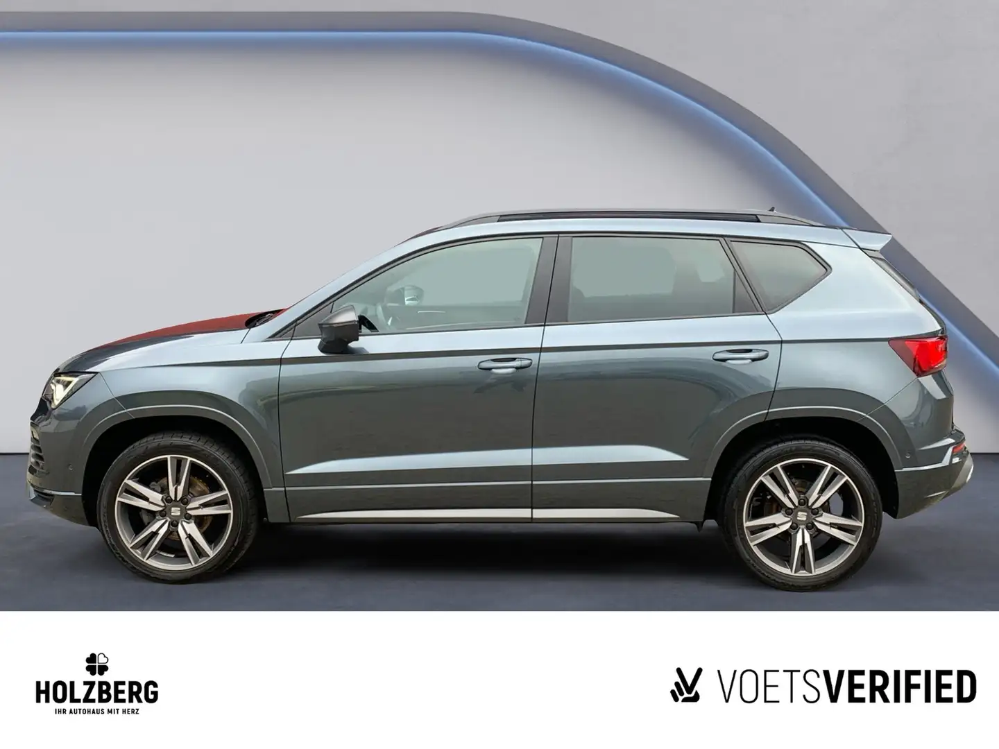 SEAT Ateca 1.5 TSI FR STHZ+ACC+RFK Gris - 2
