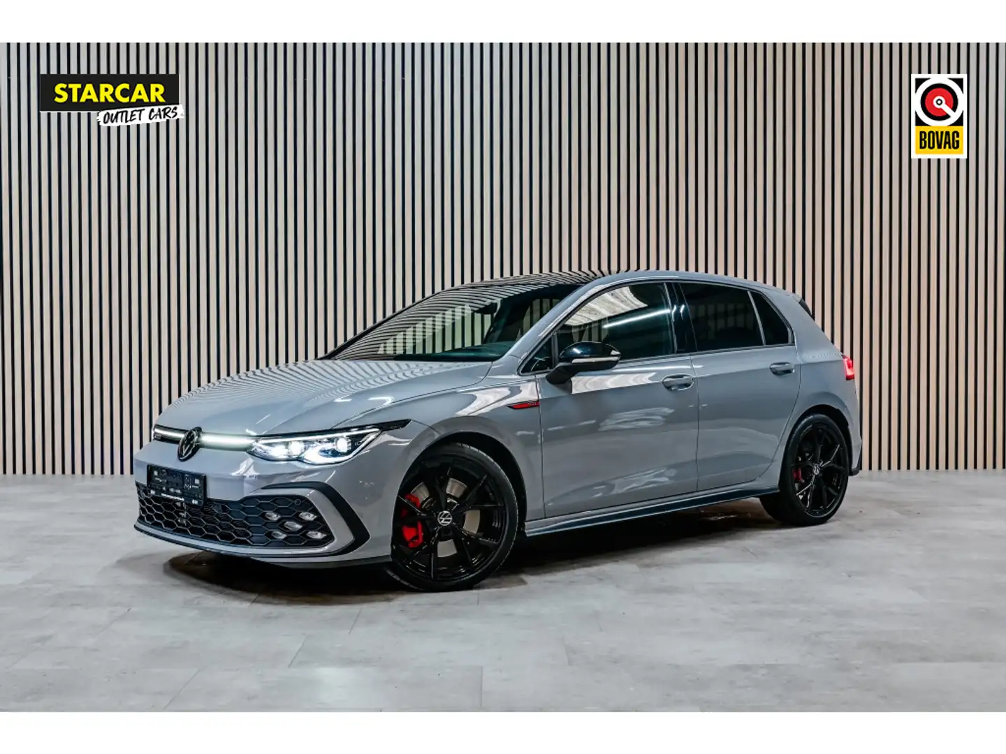 Volkswagen Golf GTI 2.0 TSI PANO|HUD|HK|ACC 245 PK Gris - 1