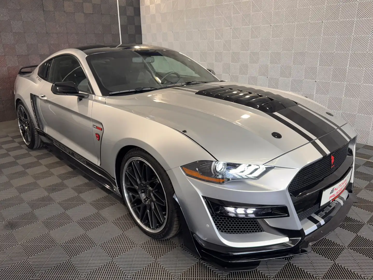 Ford Mustang Fastback GT*BREMBO*HK-R.KAM-SZ.LÜFT-20" Argent - 1