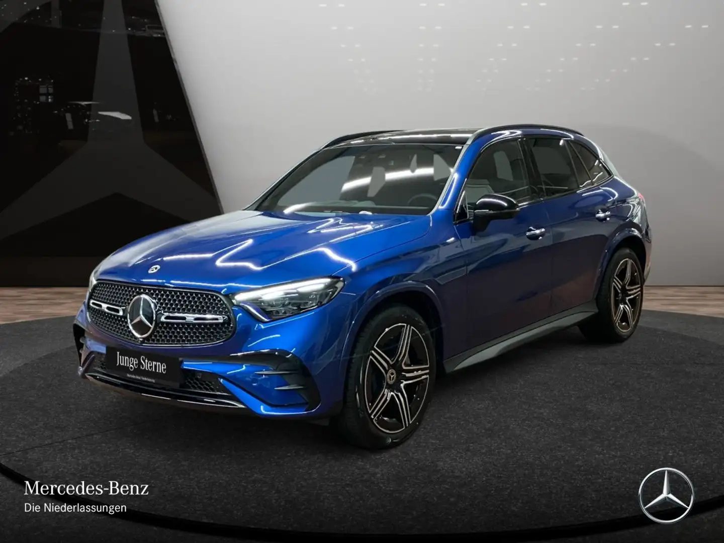 Mercedes-Benz GLC 220 d 4M AMG+NIGHT+PANO+360+AHK+BURMESTER+9G Blau - 2