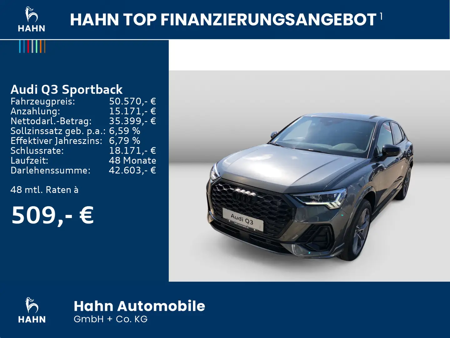 Audi Q3 S line 35 TDI 110(150) Grigio - 2
