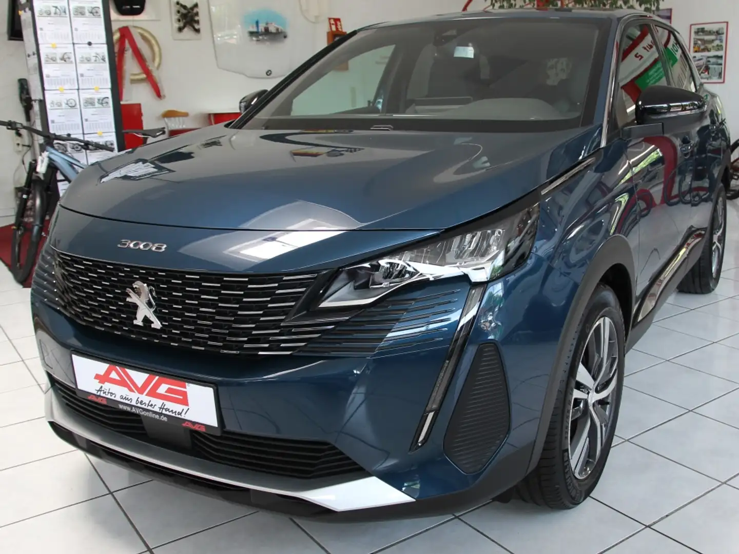 Peugeot 3008 Allure Pack CAM 18Z Keyl NAV Sunset CAM Azul - 1