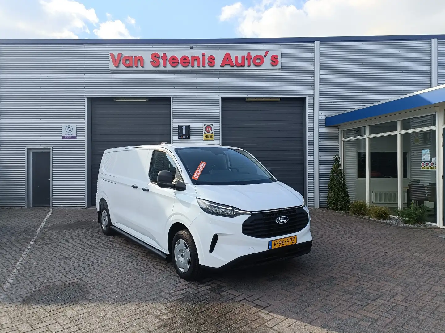 Ford Transit Custom L2H1,SIDEBAR,DUBBEL SCHUIFDEUR,CAMERA,TREKHAAK,ve Blanco - 1