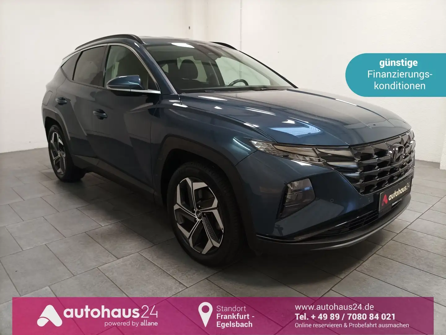 Hyundai TUCSON 1.6 T-GDI Trend 4WD|Navi|CAM|Sitzhzg. Bleu - 1