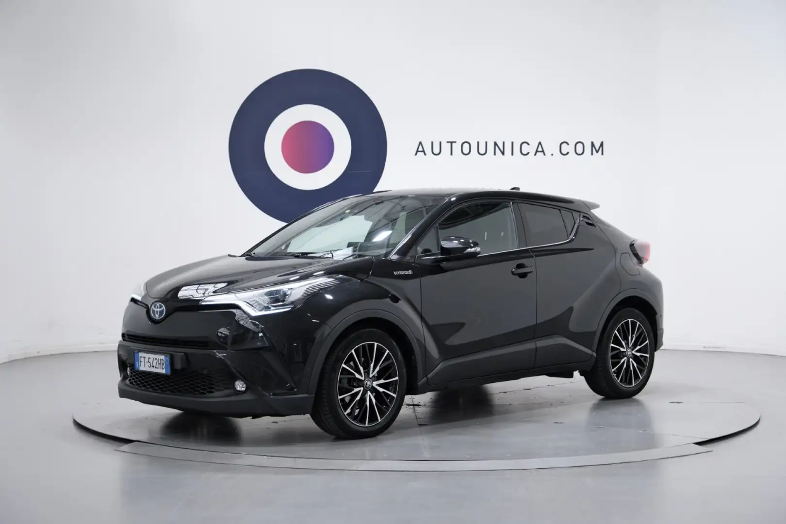 Toyota C-HR 1.8 HYBRID E-CVT LOUNGE NEOPATENTATI FARI LED Nero - 1