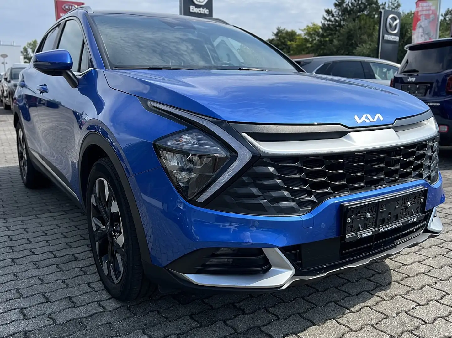 Kia Sportage 1,6 TGDI PHEV AWD Silber Aut. Blau - 2