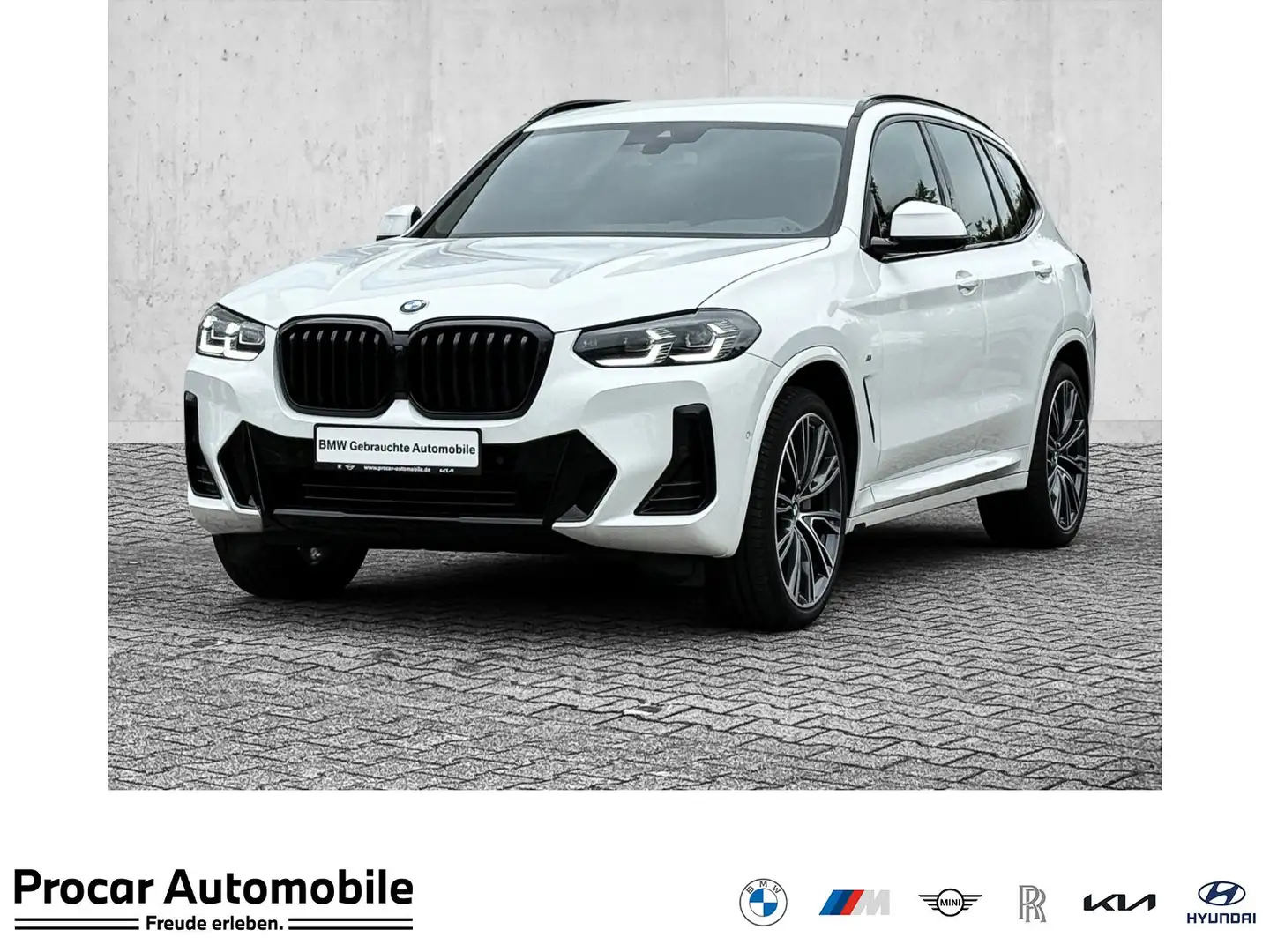 BMW X3 xDrive30d M-Sport AHK FLA DAB RFK adpt.FW Memory Bianco - 1