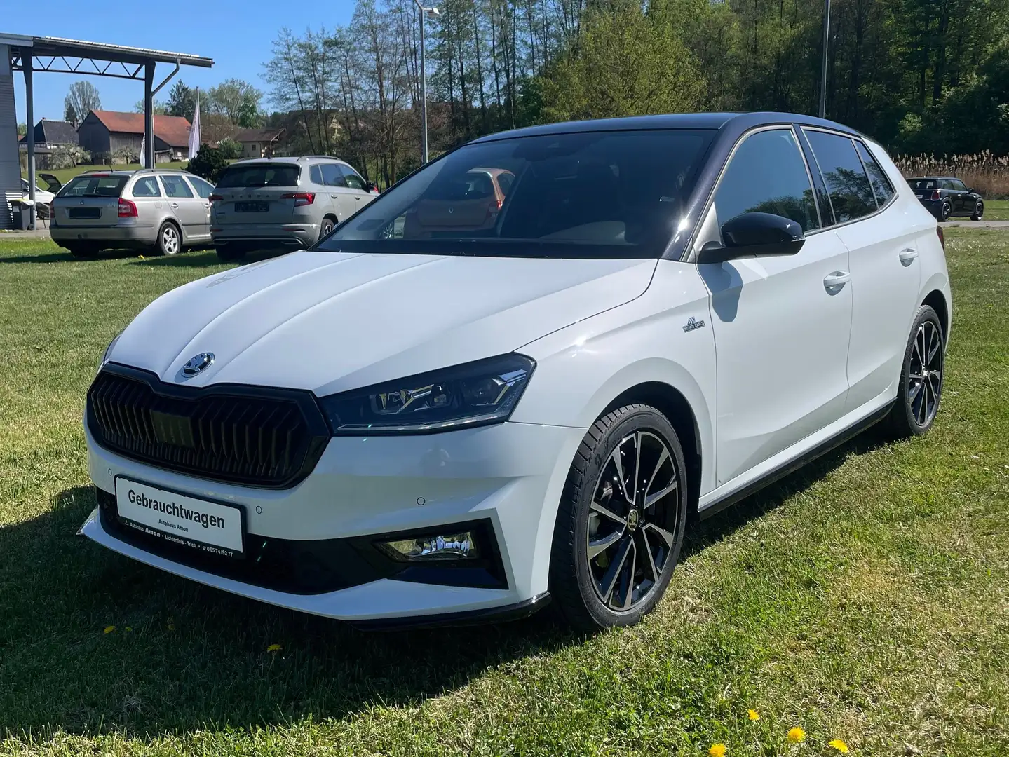 Skoda Fabia 1.0 TSI Monte Carlo Weiß - 1