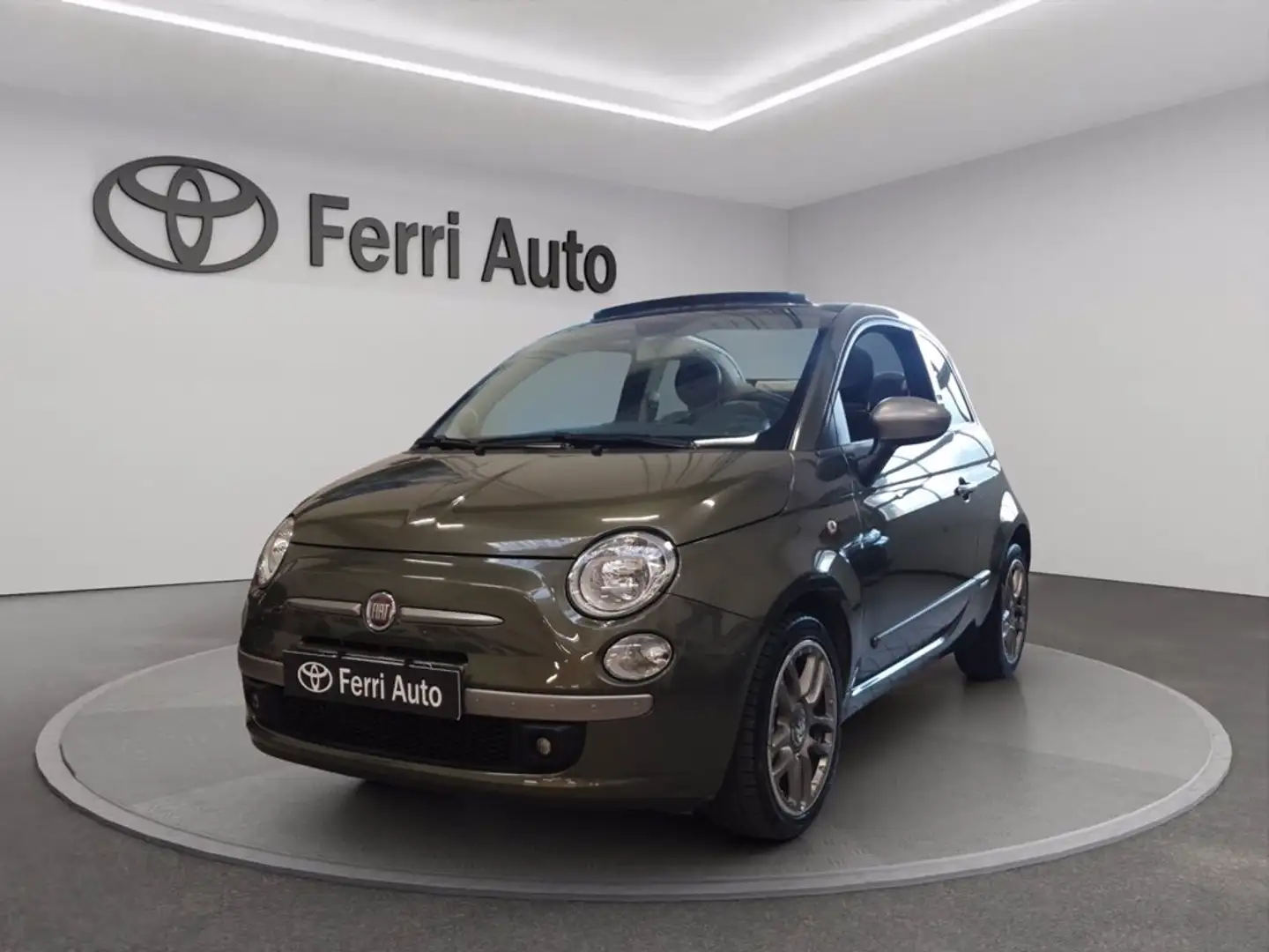 Fiat 500C 1.3 mjt 16v by diesel 95cv Groen - 1