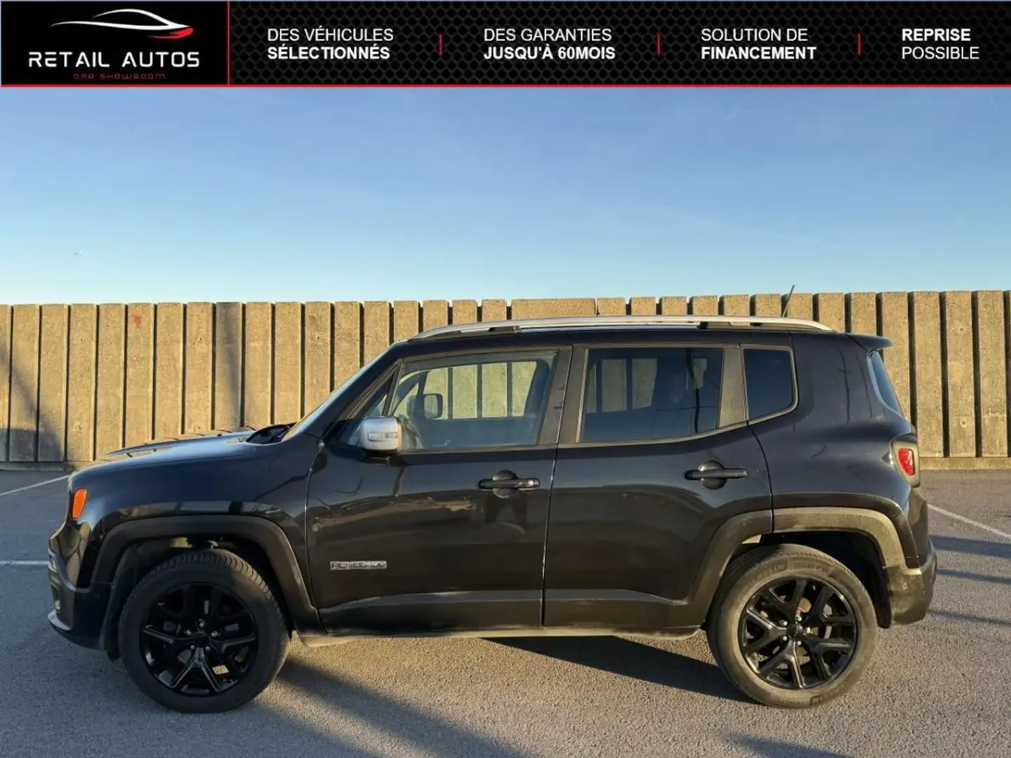 Jeep Renegade 2.0 MultiJet S&S 140ch Limited 4x4 Negro - 2
