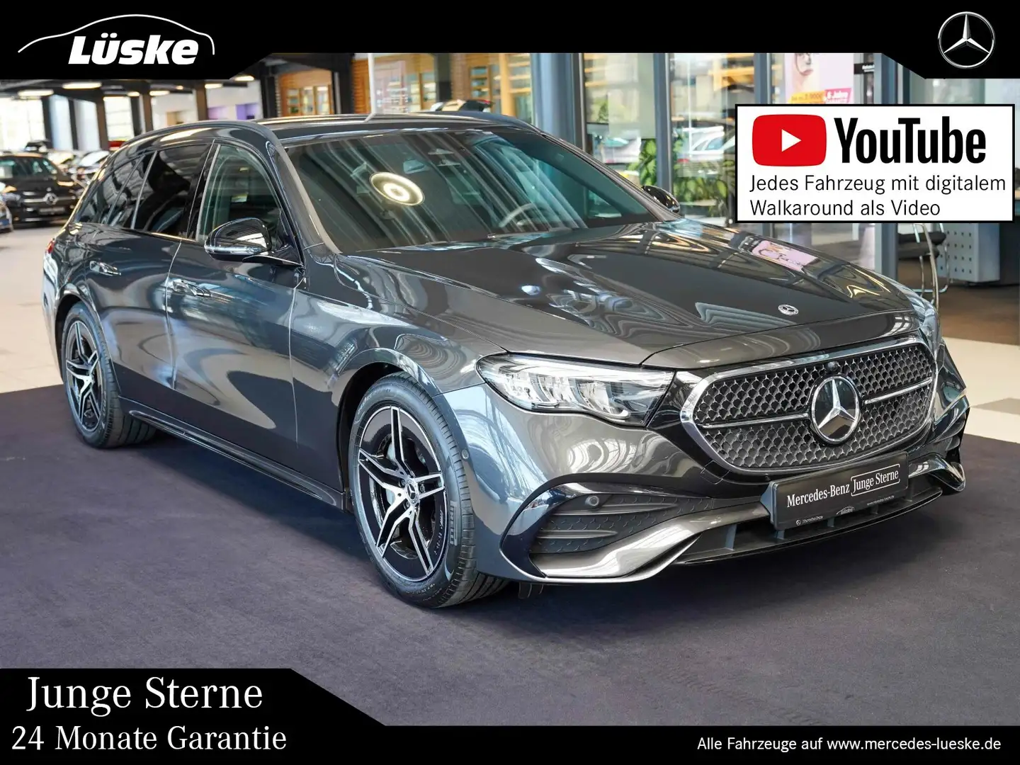 Mercedes-Benz E 200 E 200 T AMG Line Night Anhängevorrichtung KEYLES Grau - 1