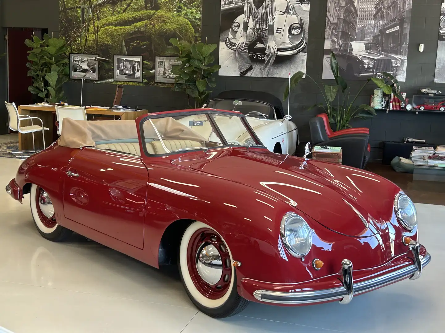 Porsche 356 1500 S CABRIO  SPLIT WINDOW Rosso - 1