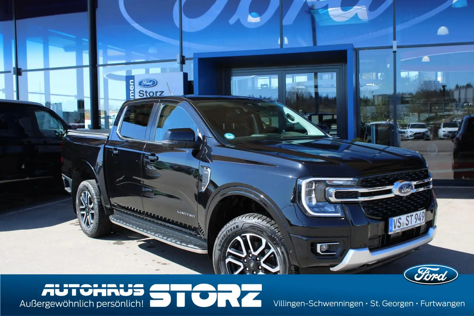 Ford Ranger Limited 4x4 Doppelkabine ALLRAD|AUTOMATIK|TECHNOLO Schwarz - 1