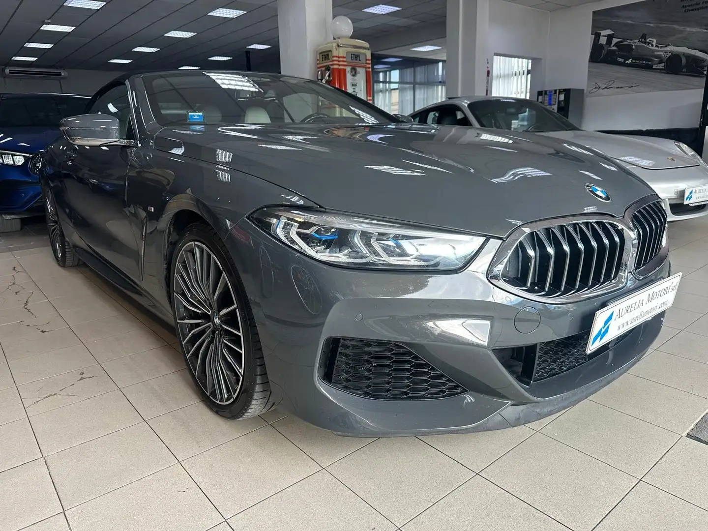BMW M850 M 850i Cabrio xdrive auto FULL FULL PERFETTO Grigio - 2