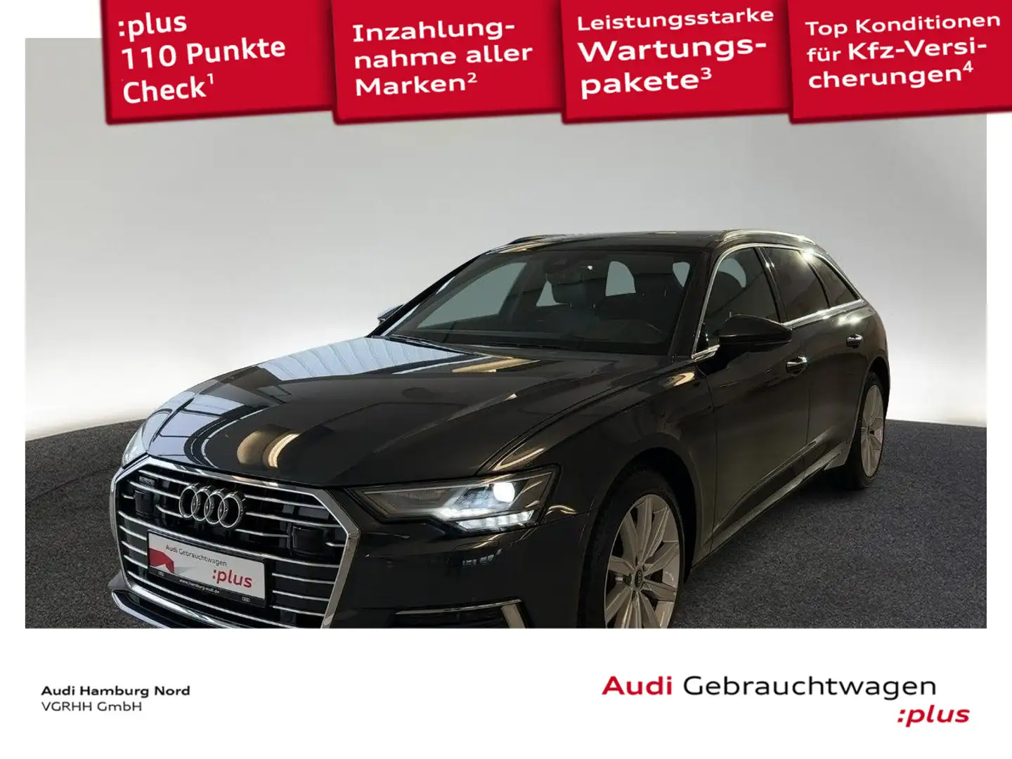 Audi A6 40 TDI quattro HeadUp Pano Navi Kamera Grau - 1