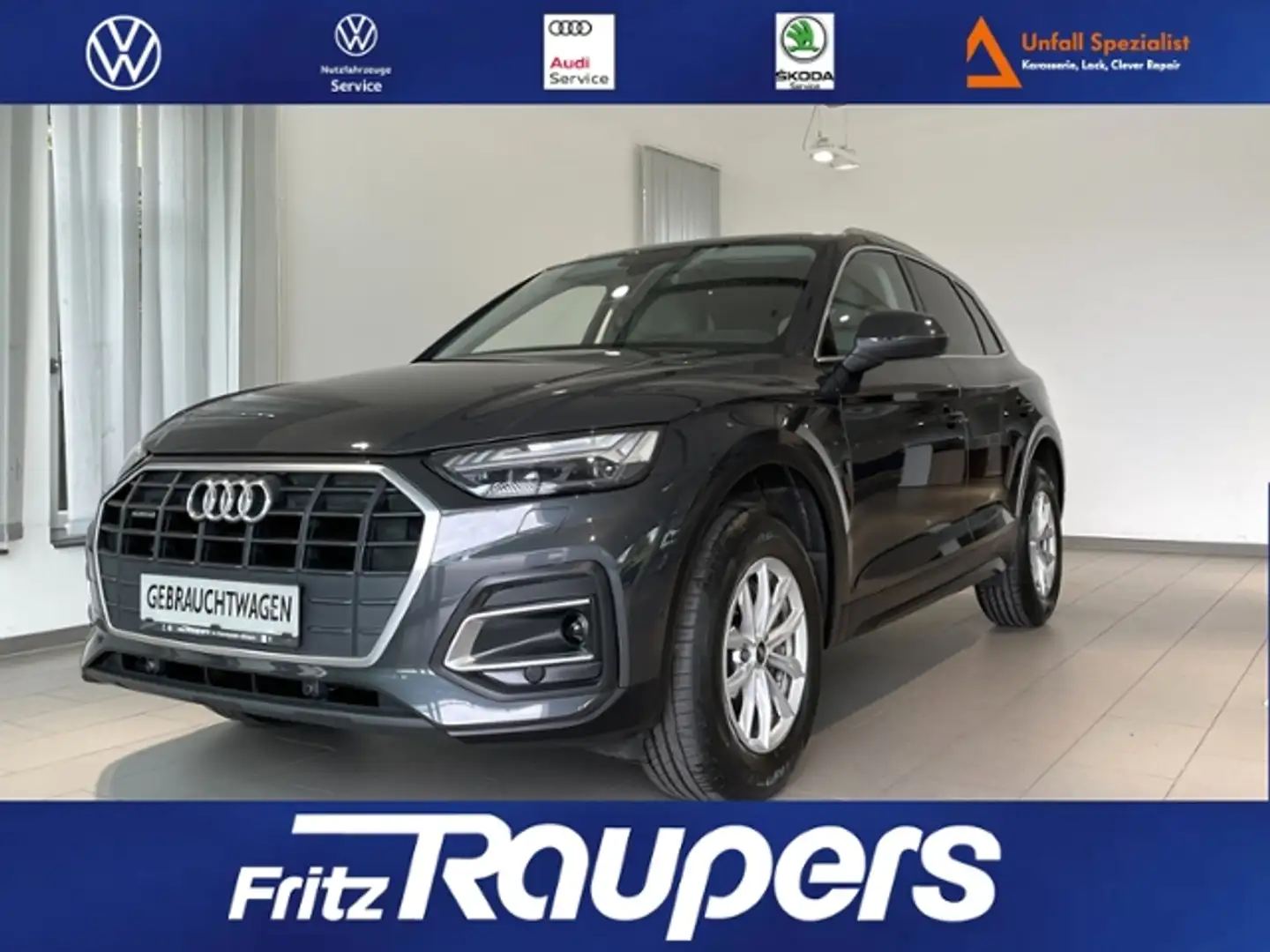 Audi Q5 40 TDI quattro +PANODACH+HEAD UP Grau - 1