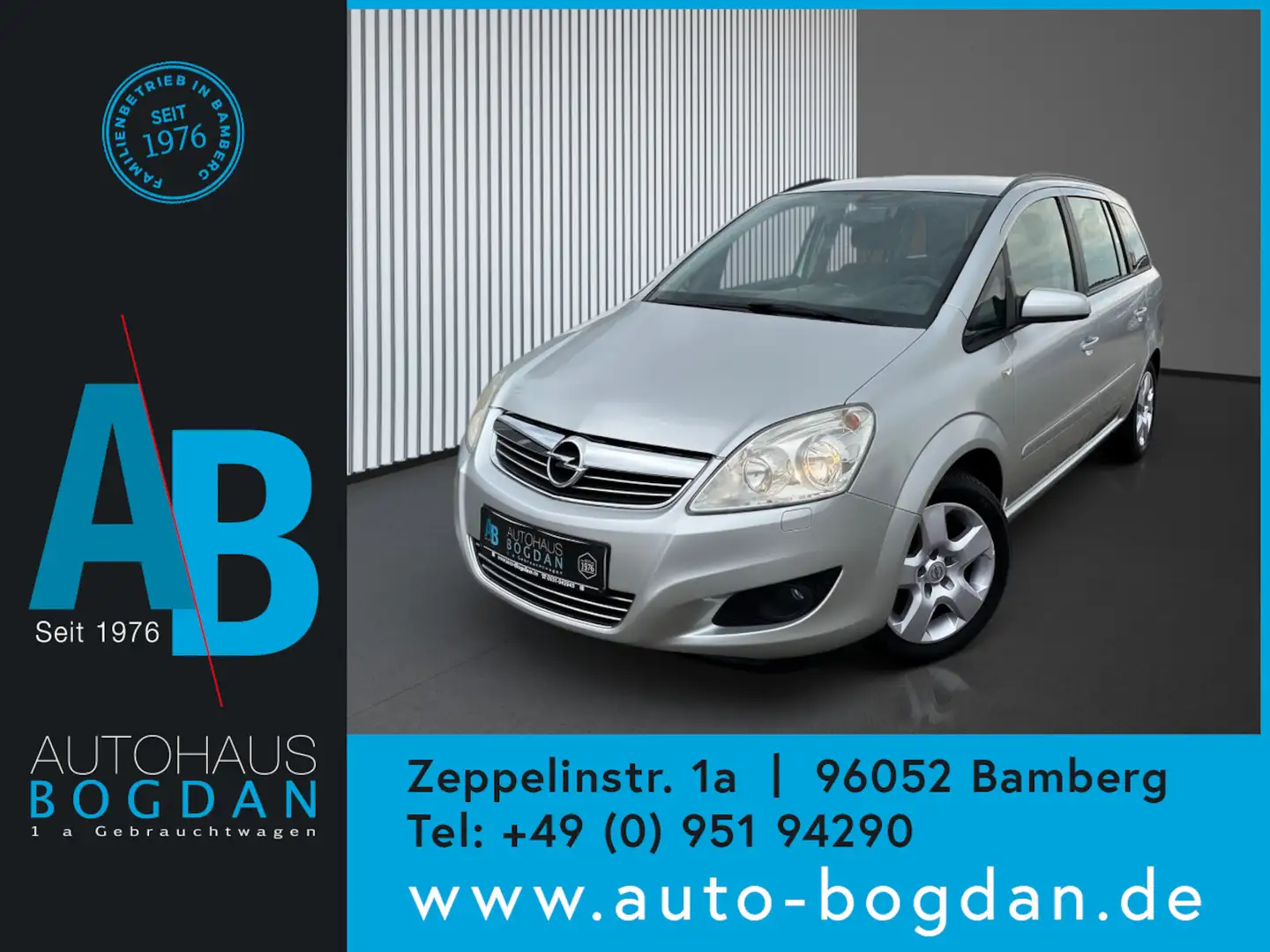 Opel Zafira Edition 7-Sitzer*TÜV/Service neu*AHK*SHZ Argent - 1