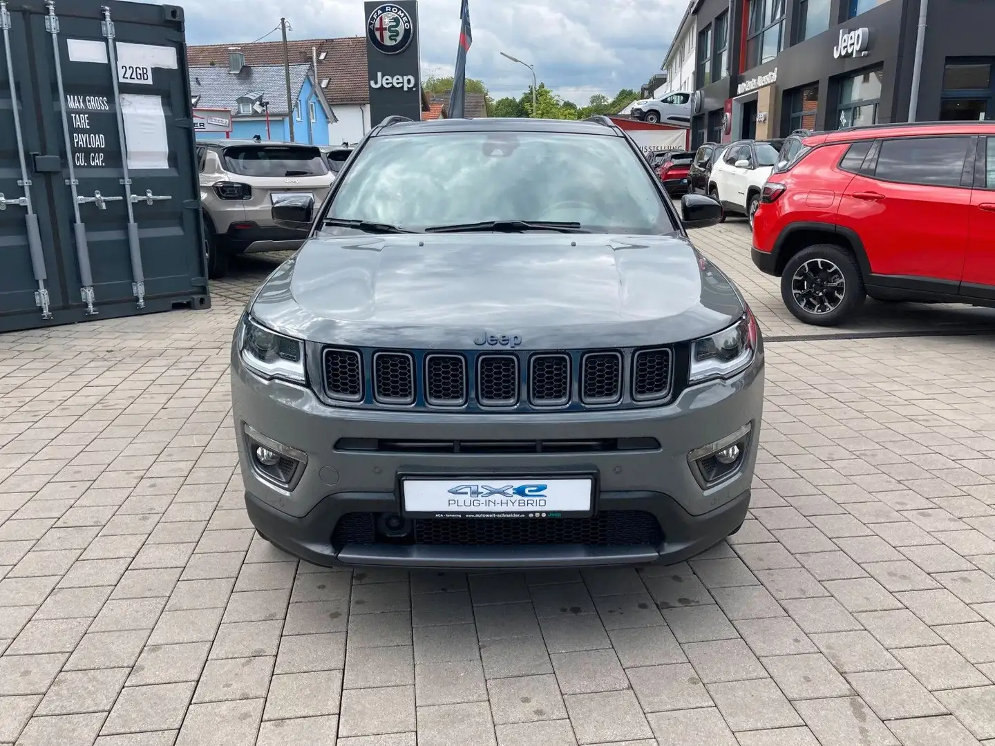 Jeep Compass S Plug-In Hybrid 4WD 240 PS Schiebedach Grau - 2